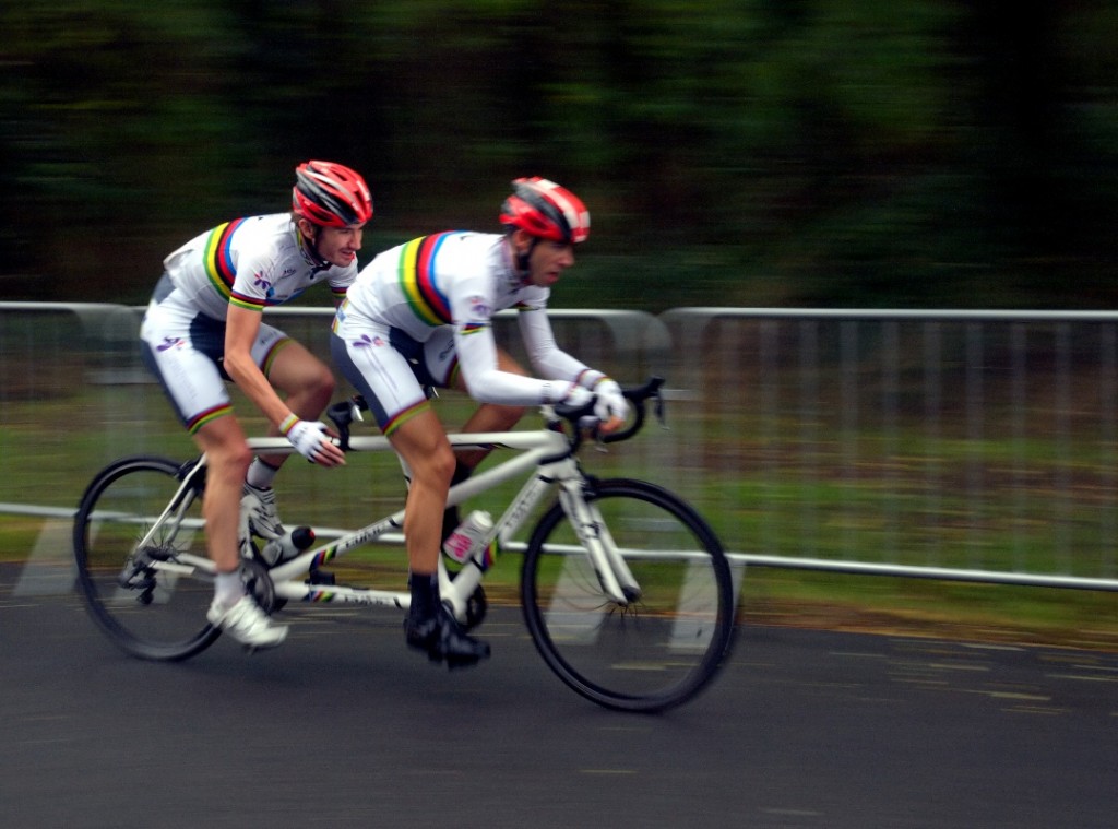 Olivier Donval et John Saccomandi - 39e Trophée handisport - samedi 20 octobre à Montlouis (Indre-et-Loire). Crédit : Armand Thiebaud.