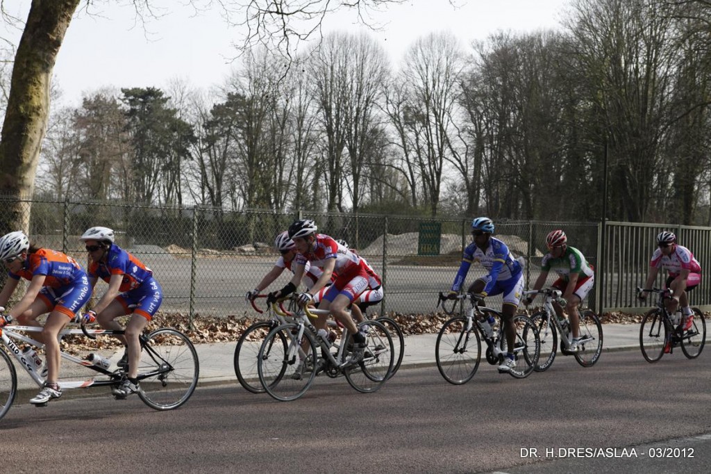 Course de Longchamp 2012 - cyclisme handisport - Organisation ASLAA