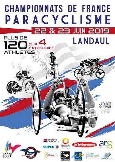 Affiche du championnat de France de paracyclisme 2019