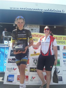 Podium femmes Gaëlle (à droite) et Camille (gauche)